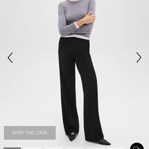 Black Wide-Leg Pants